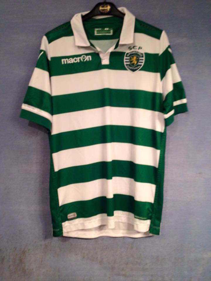 maillot sporting cp domicile 2015-2016 rétro