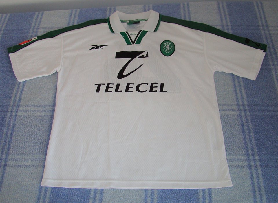 maillot sporting cp exterieur 1998-1999 rétro