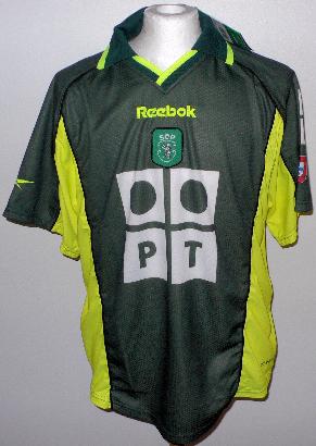 maillot sporting cp exterieur 1999-2000 rétro