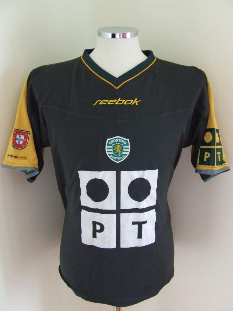 maillot sporting cp exterieur 2002-2003 rétro