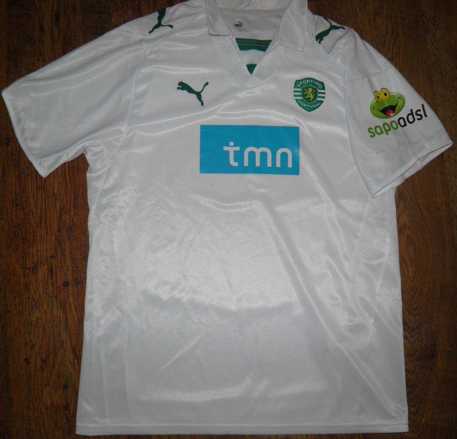 maillot sporting cp exterieur 2008-2009 rétro