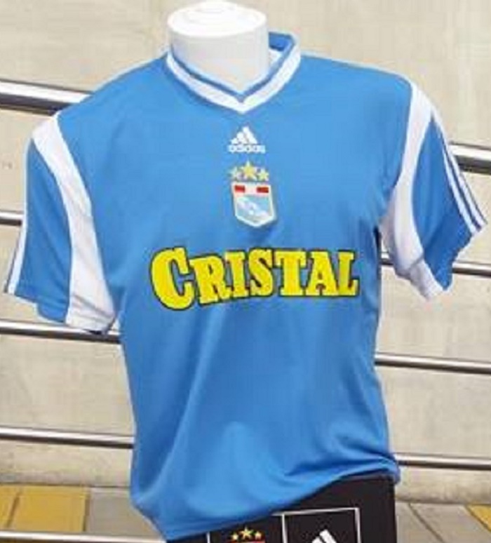 maillot sporting cristal domicile 2001 rétro