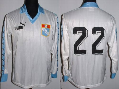 maillot sporting cristal exterieur 1988 pas cher