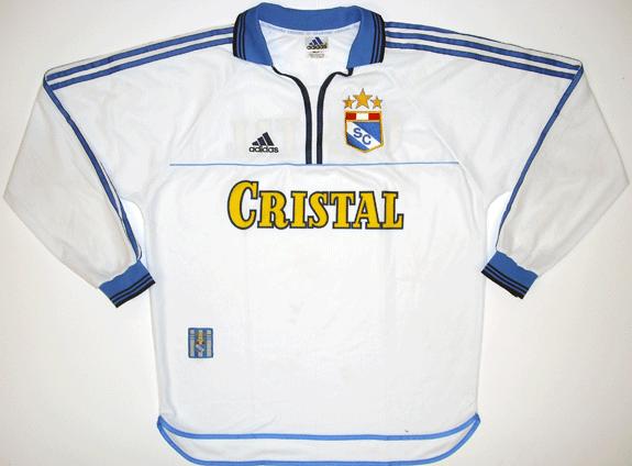 maillot sporting cristal exterieur 1998-2000 pas cher