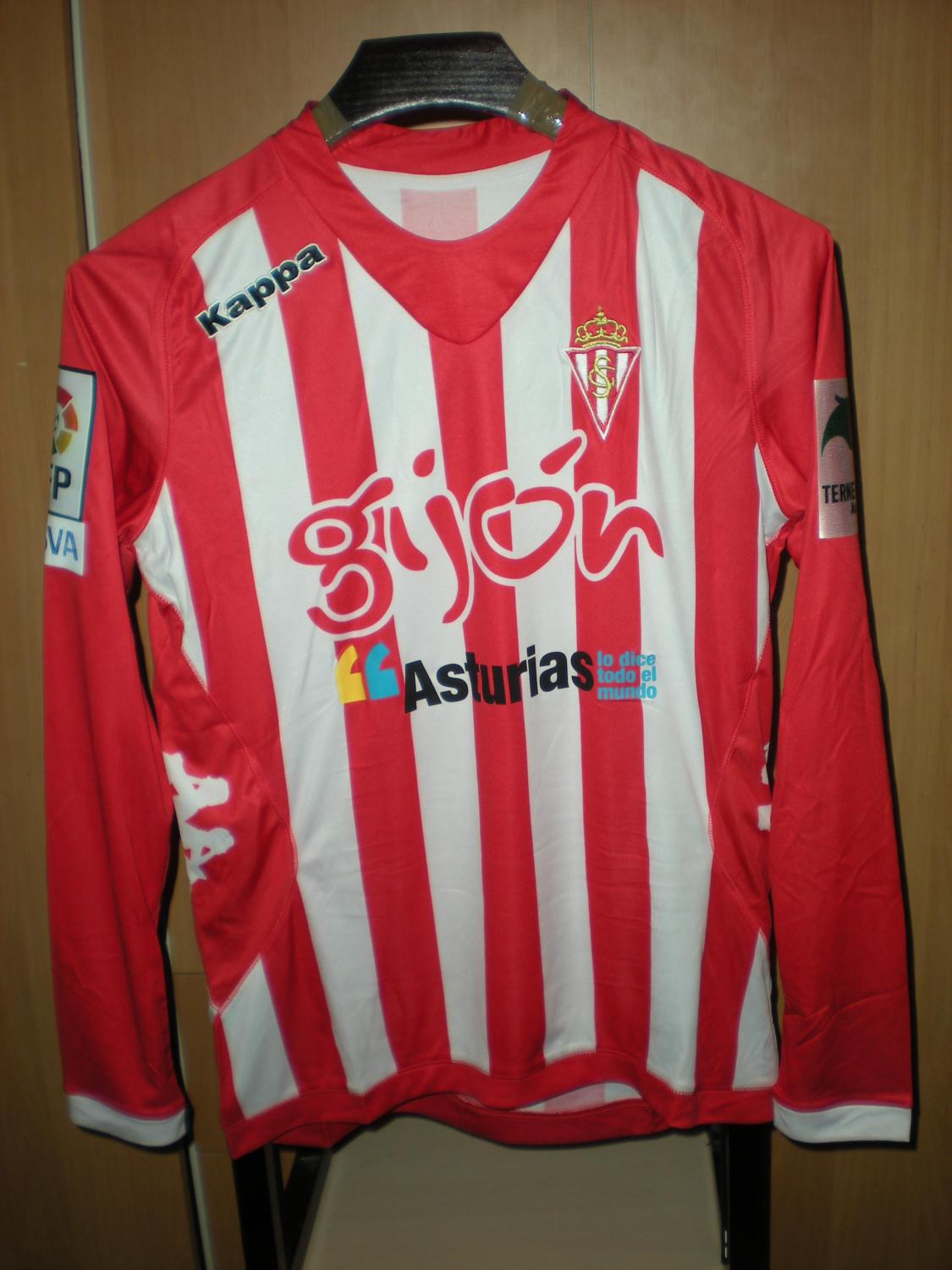 maillot sporting de gijón domicile 2012-2013 pas cher