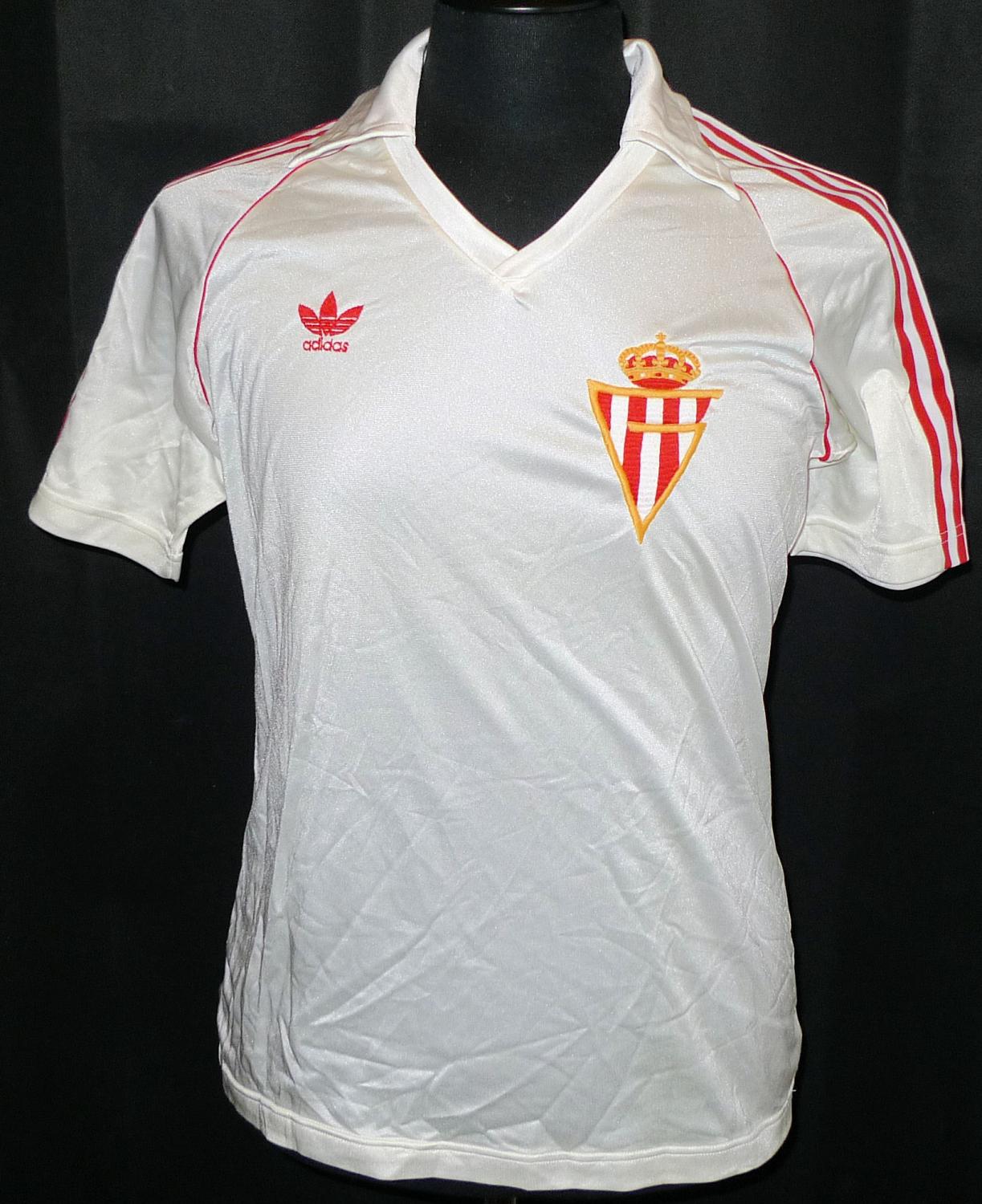 maillot sporting de gijón exterieur 1981-1984 pas cher