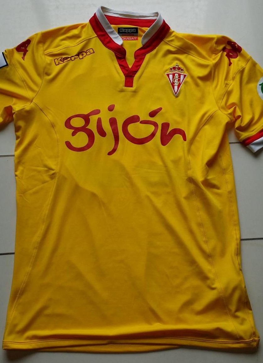 maillot sporting de gijón third 2015-2016 rétro