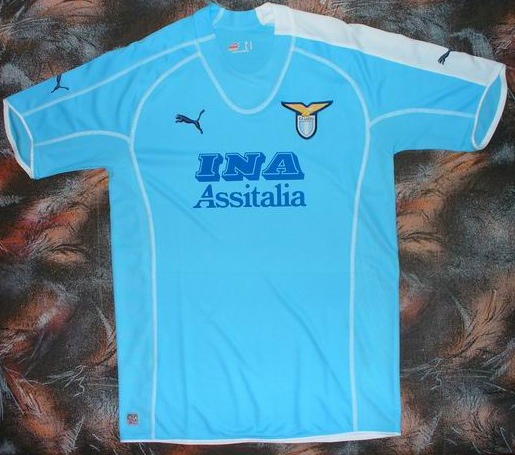 maillot ss lazio domicile 2005-2006 rétro