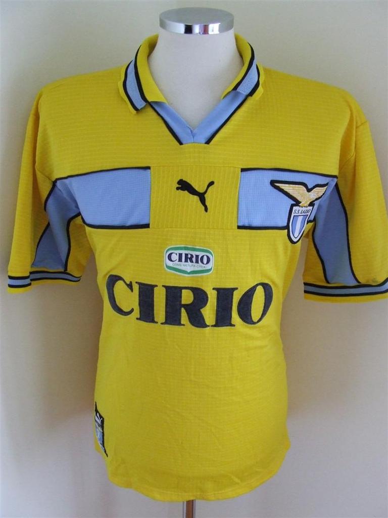 maillot ss lazio exterieur 1999 rétro