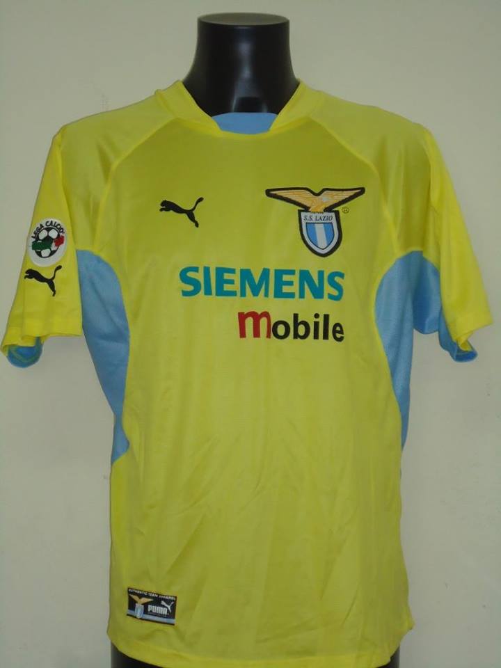 maillot ss lazio exterieur 2001-2002 rétro