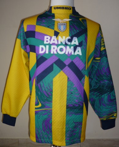 maillot ss lazio gardien 1995-1996 rétro