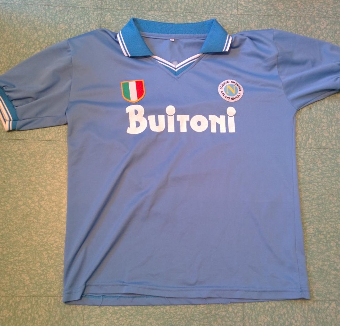 maillot ssc naples domicile 1986-1987 rétro