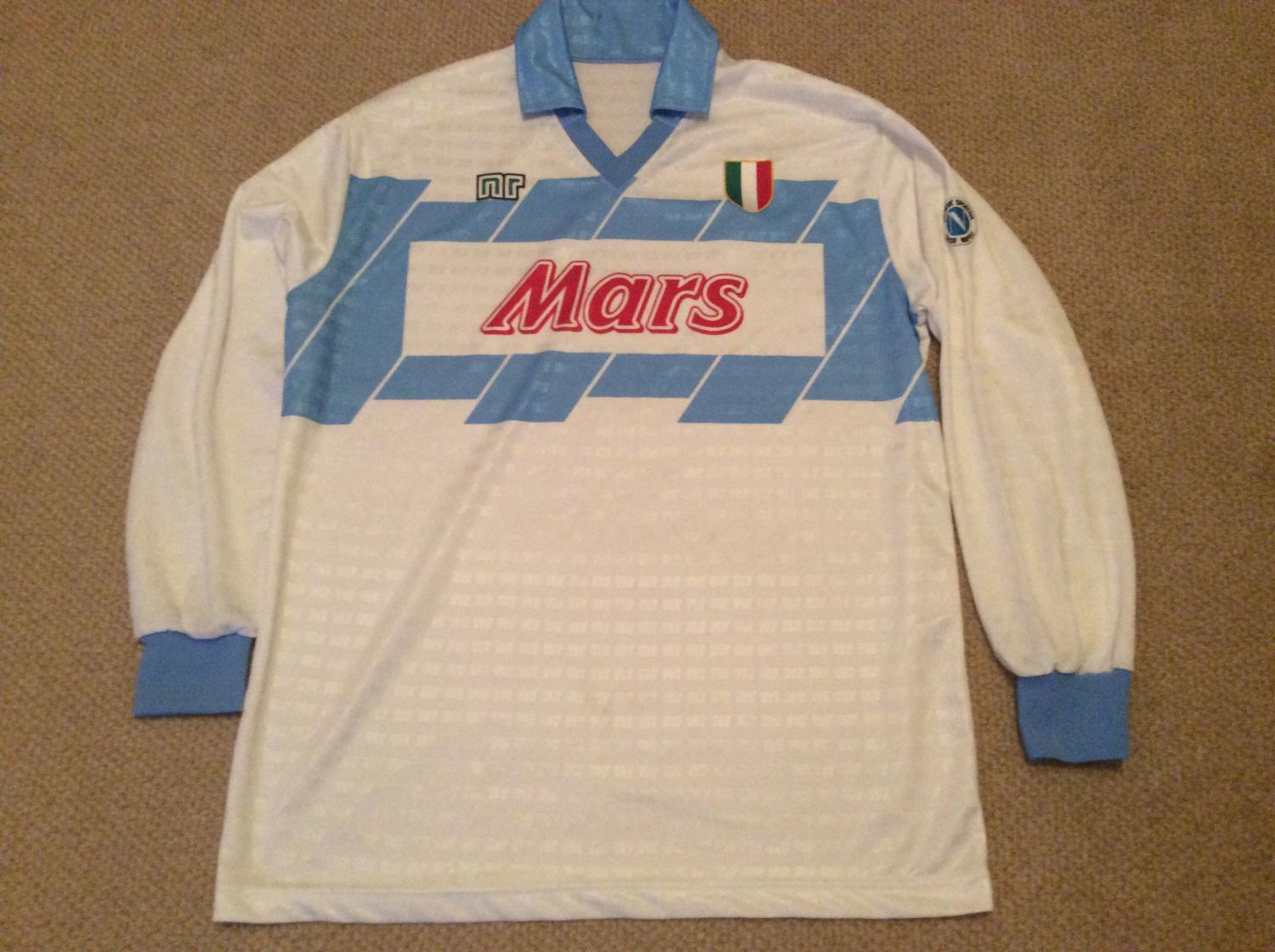 maillot ssc naples exterieur 1990-1991 pas cher