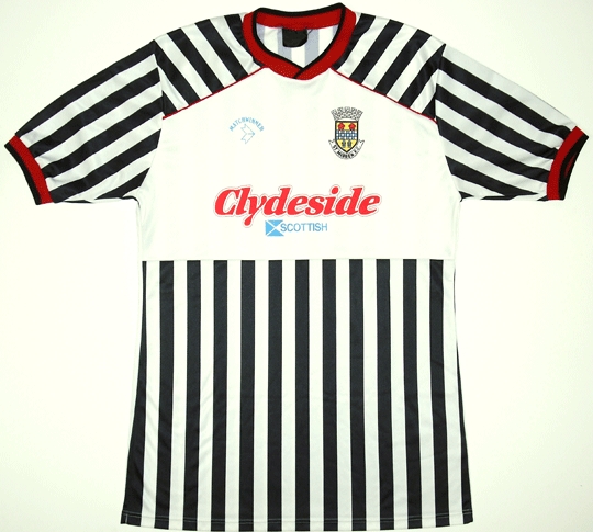 maillot st. mirren fc domicile 1987-1989 rétro