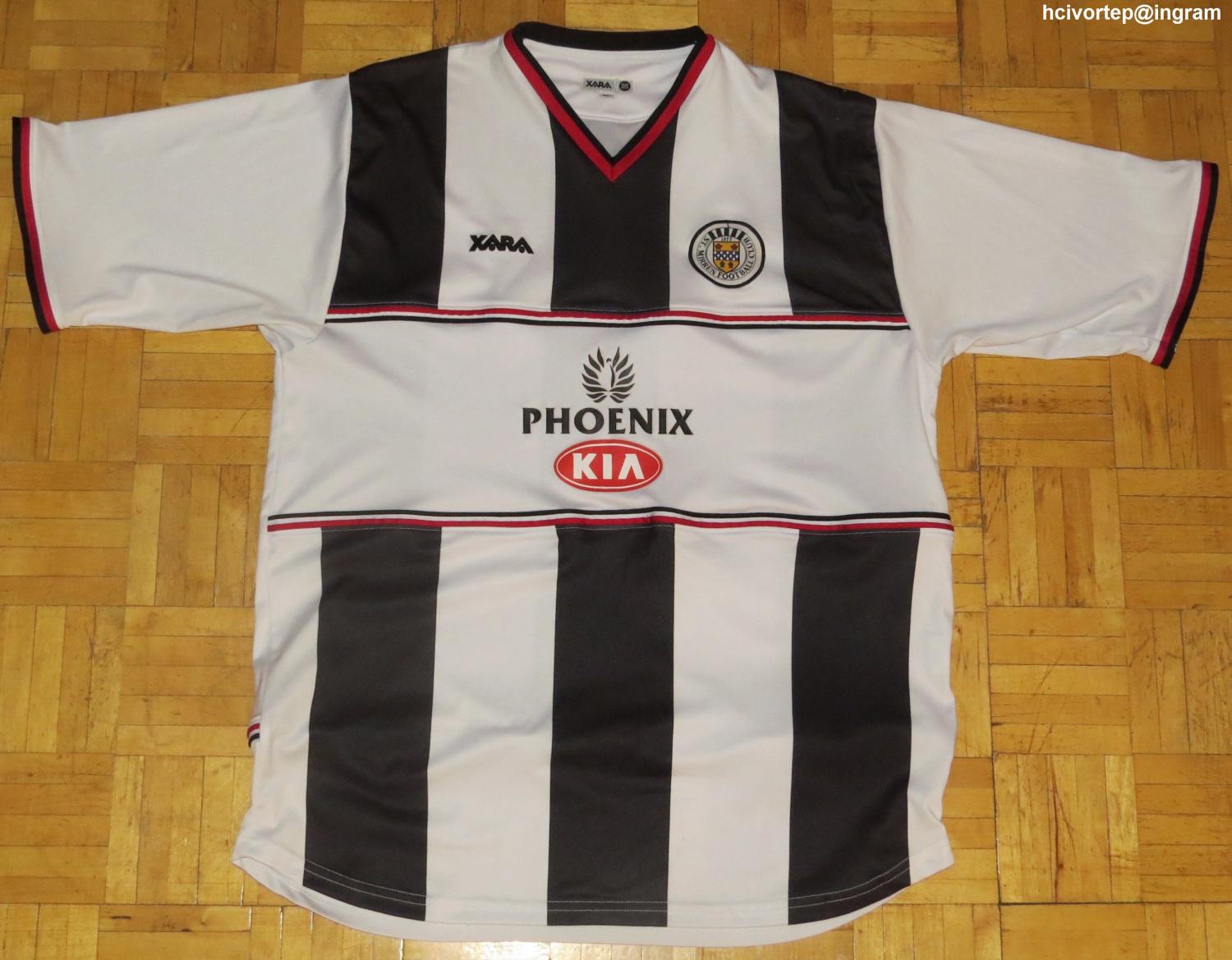 maillot st. mirren fc domicile 2003-2004 pas cher