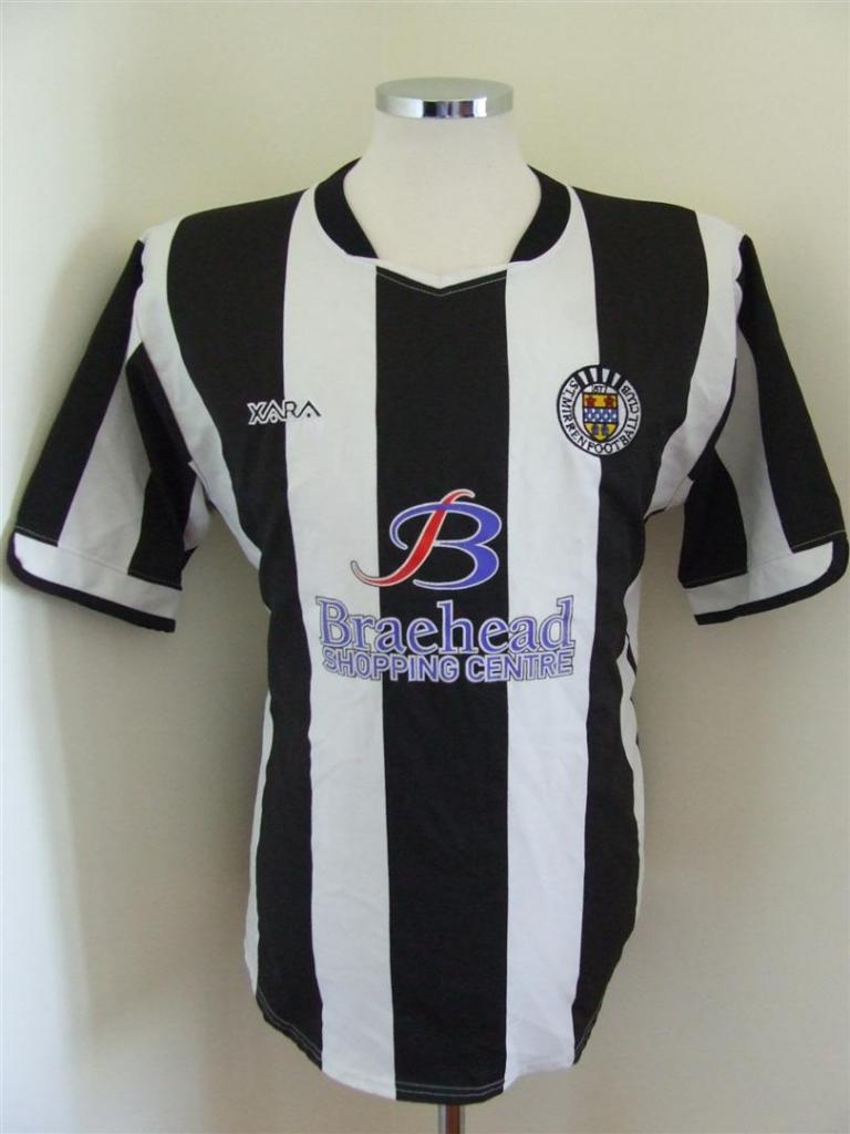 maillot st. mirren fc domicile 2006-2007 rétro