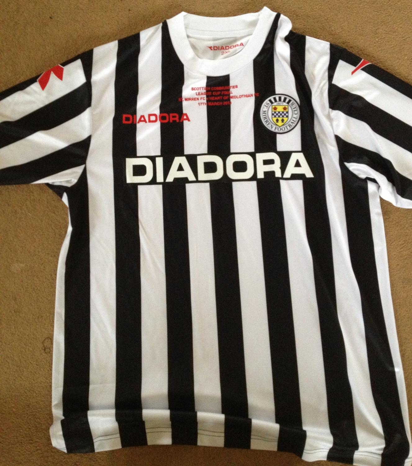 maillot st. mirren fc domicile 2012-2013 rétro