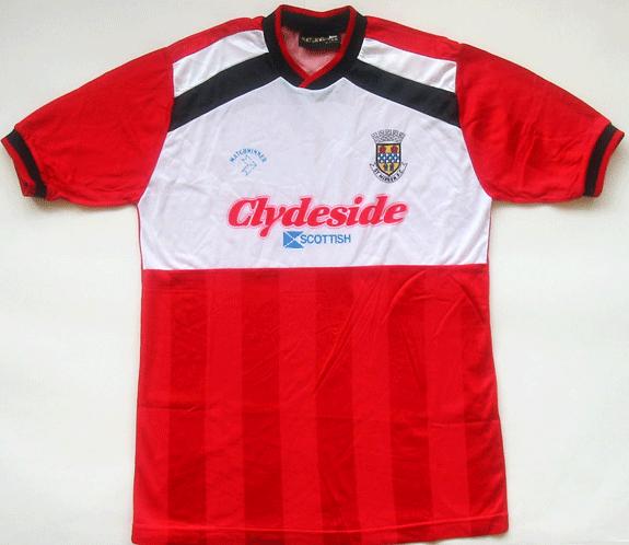 maillot st. mirren fc exterieur 1987-1989 pas cher