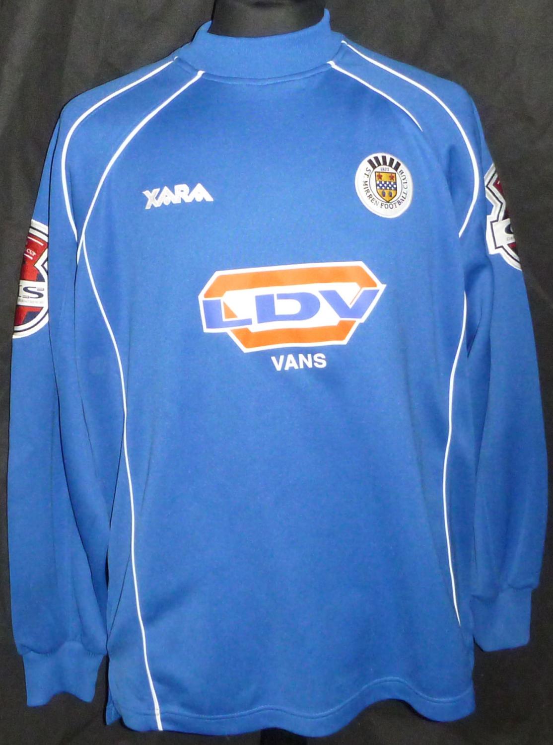 maillot st. mirren fc gardien 2000-2001 pas cher