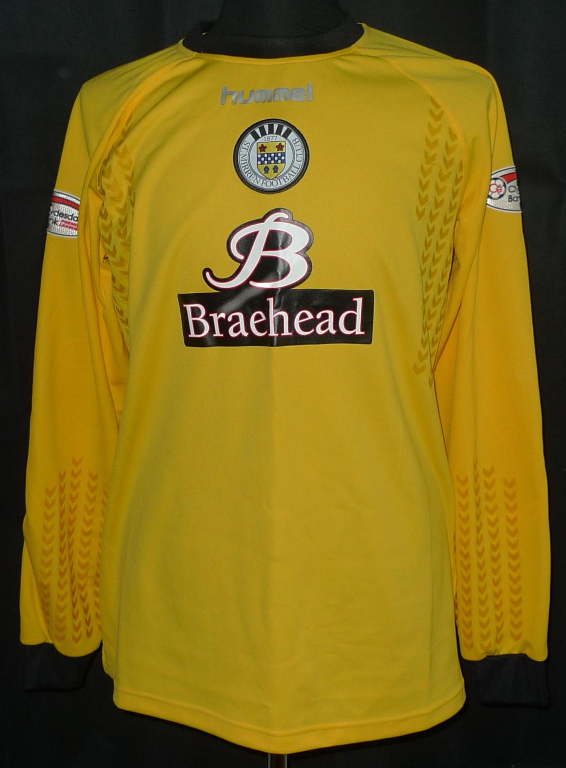 maillot st. mirren fc gardien 2008-2009 pas cher