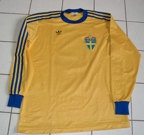 maillot suède domicile 1977-1980 rétro