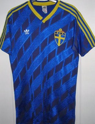 maillot suède exterieur 1988-1991 rétro