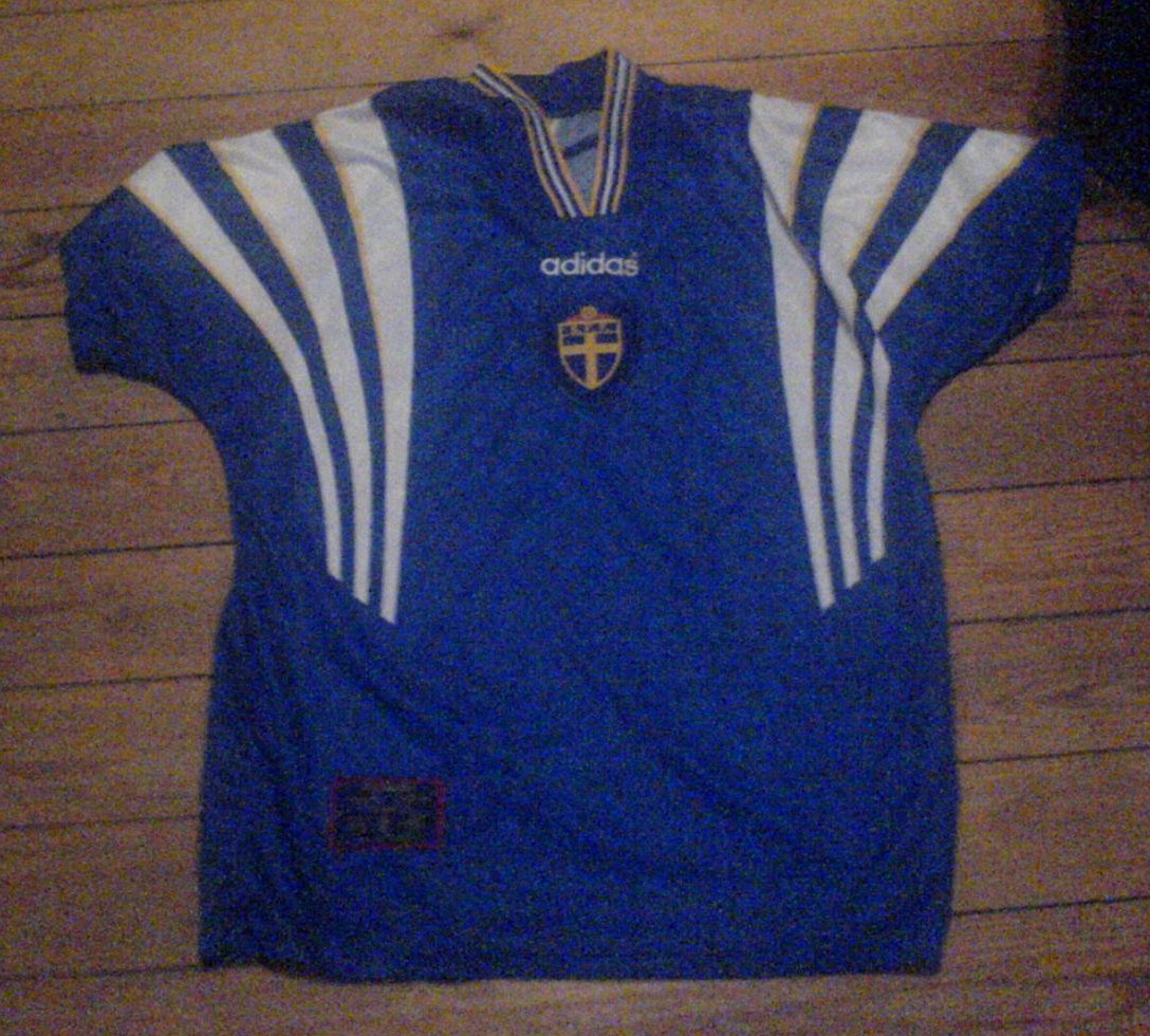 maillot suède exterieur 1995-1997 pas cher