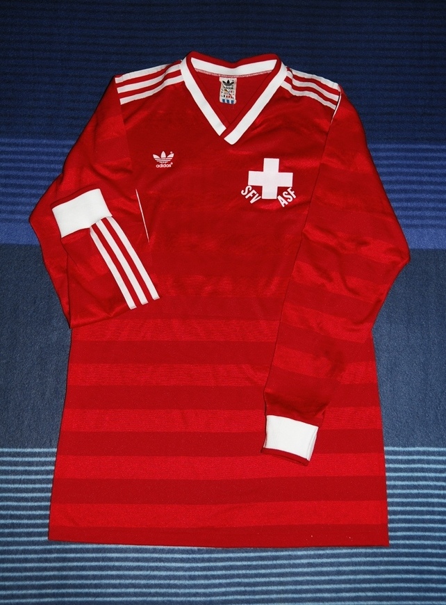 maillot suisse domicile 1987 pas cher