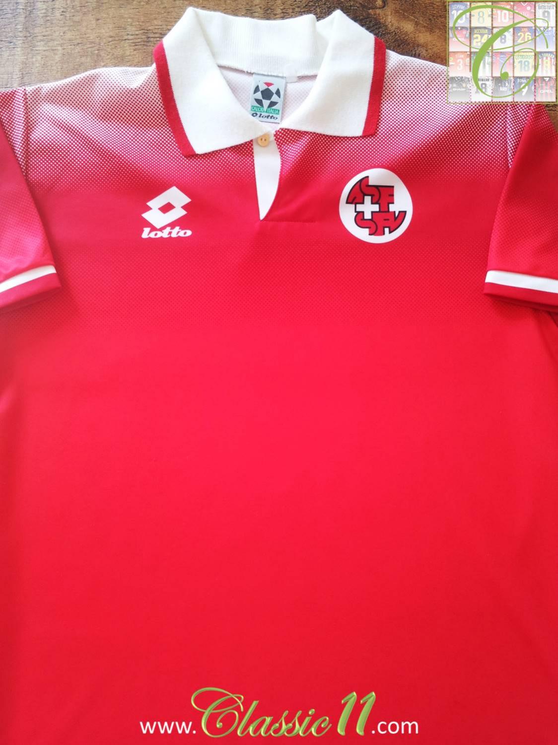 maillot suisse domicile 1996-1998 rétro