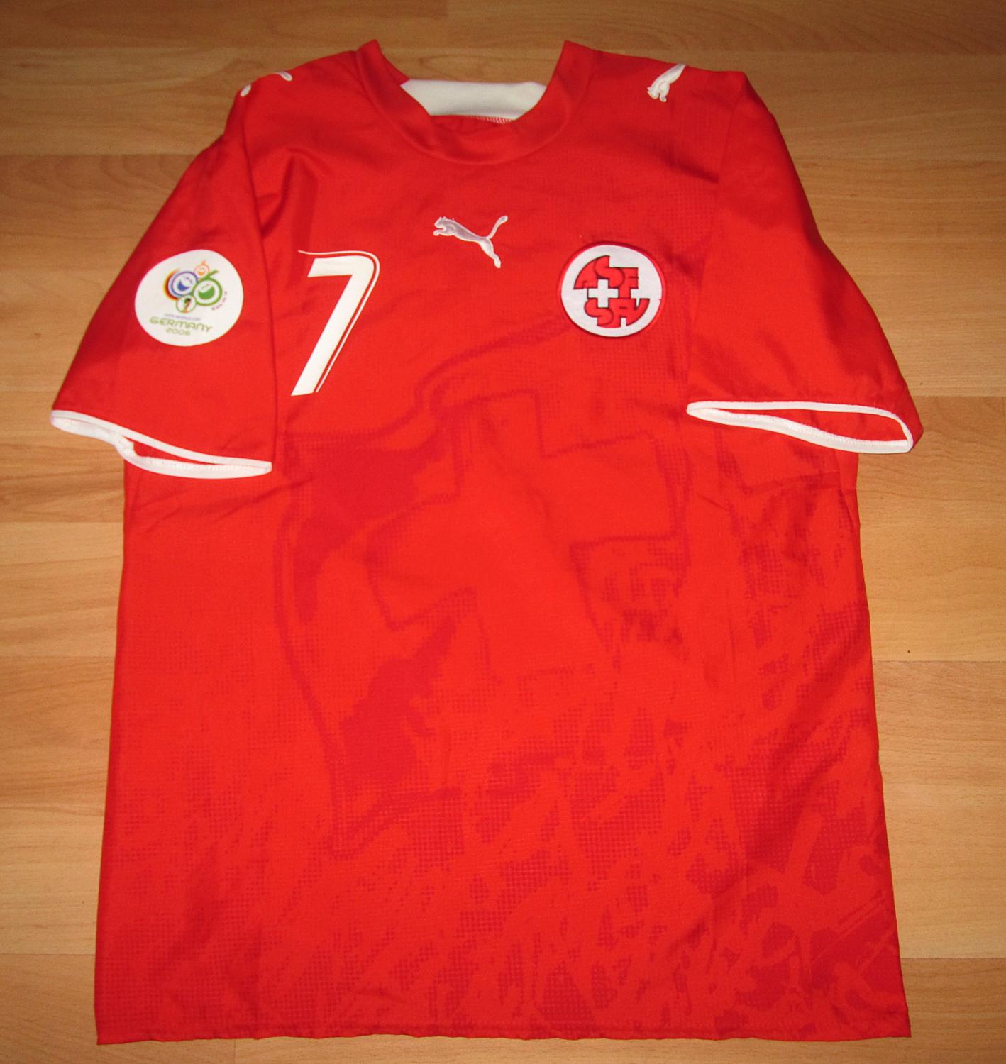 maillot suisse domicile 2006-2008 rétro