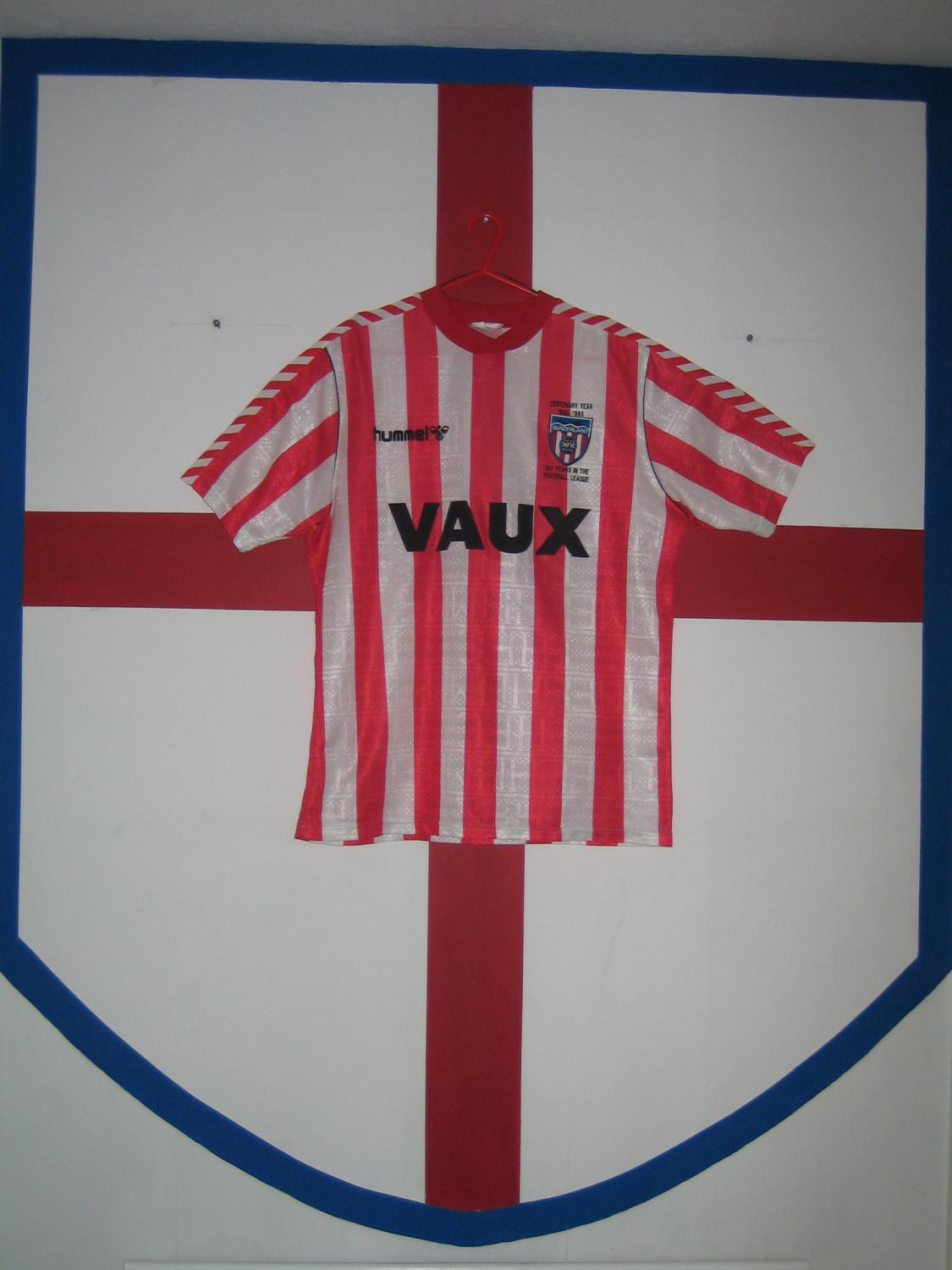 maillot sunderland afc domicile 1988-1991 rétro