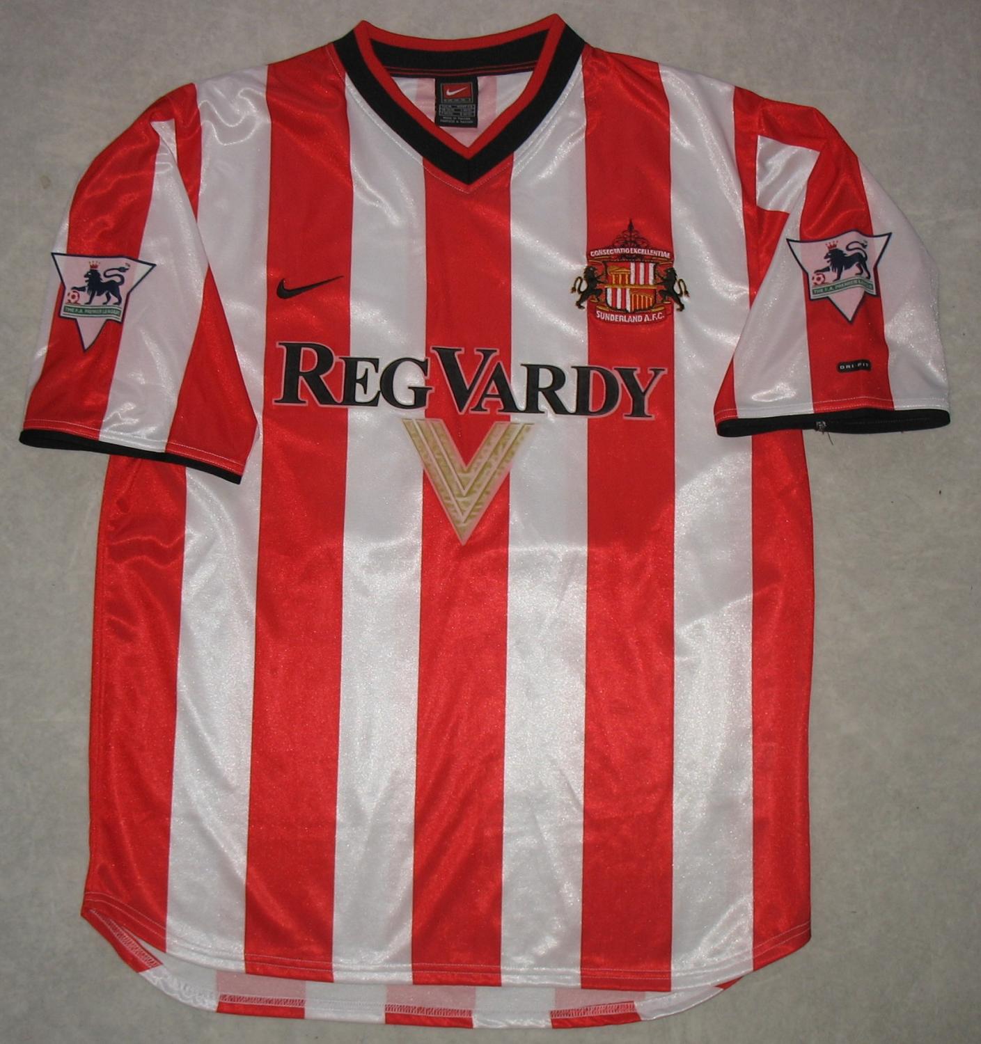 maillot sunderland afc domicile 2000-2002 pas cher