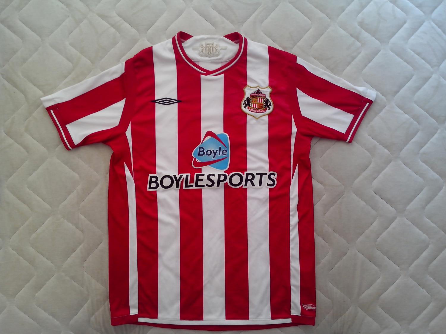 maillot sunderland afc domicile 2009-2010 rétro