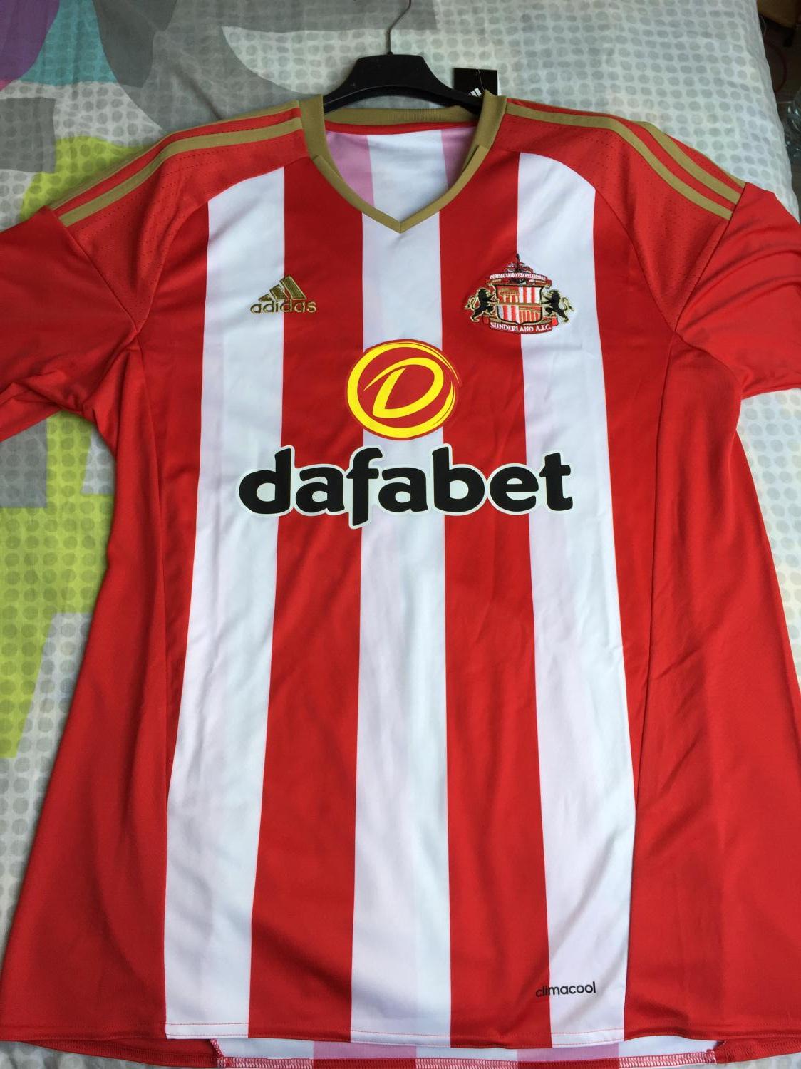 maillot sunderland afc domicile 2016-2017 rétro