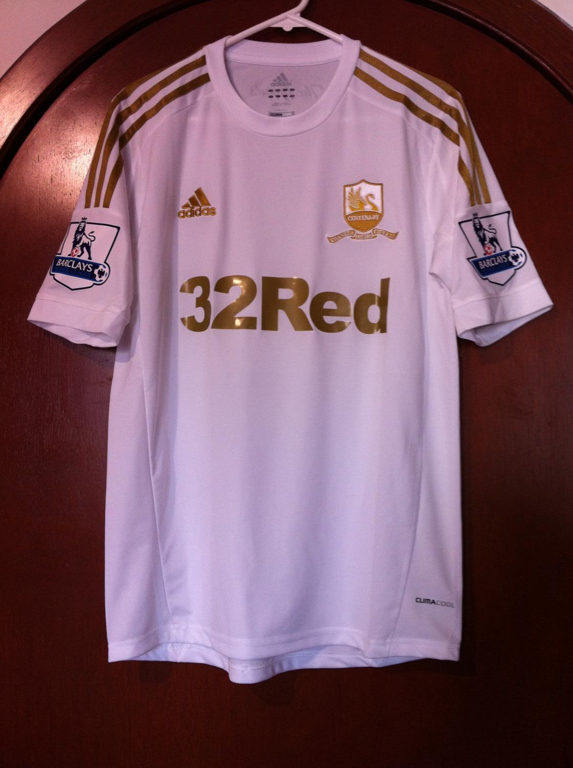 maillot swansea afc domicile 2012-2013 rétro