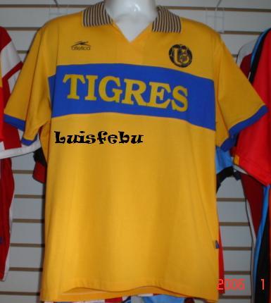 maillot tigres uanl domicile 1992-1993 pas cher