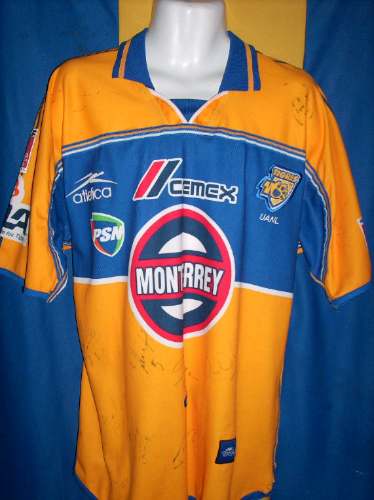 maillot tigres uanl domicile 2000-2001 rétro