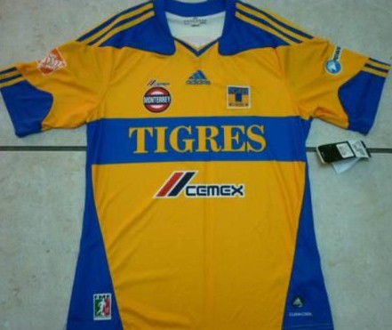 maillot tigres uanl domicile 2011 rétro