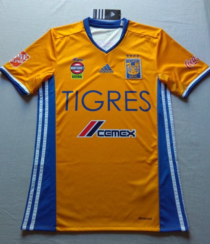 maillot tigres uanl domicile 2016-2017 pas cher