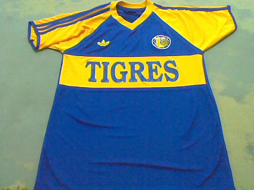 maillot tigres uanl exterieur 1980 rétro