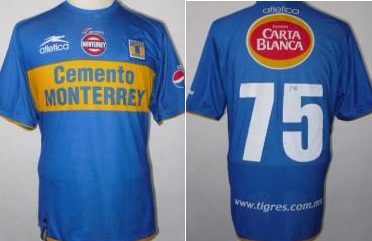 maillot tigres uanl exterieur 2002-2003 pas cher