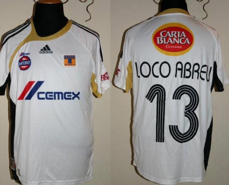 maillot tigres uanl exterieur 2007 rétro