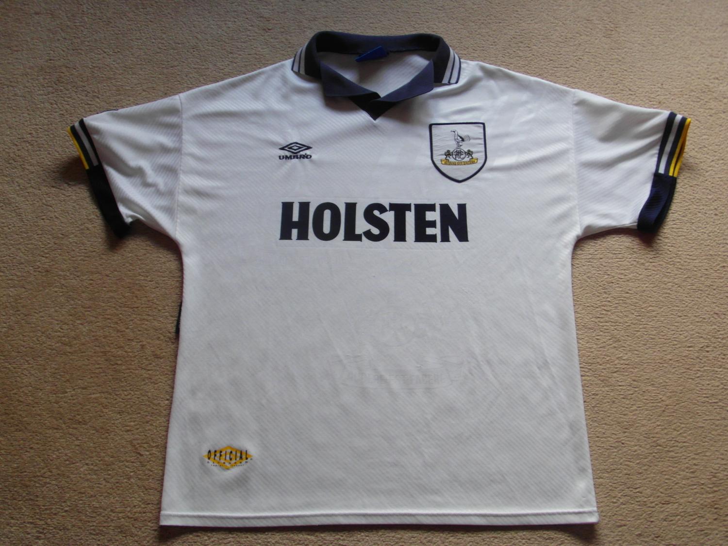 maillot tottenham hotspur domicile 1993-1995 rétro