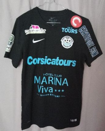 maillot tours fc exterieur 2015-2016 pas cher