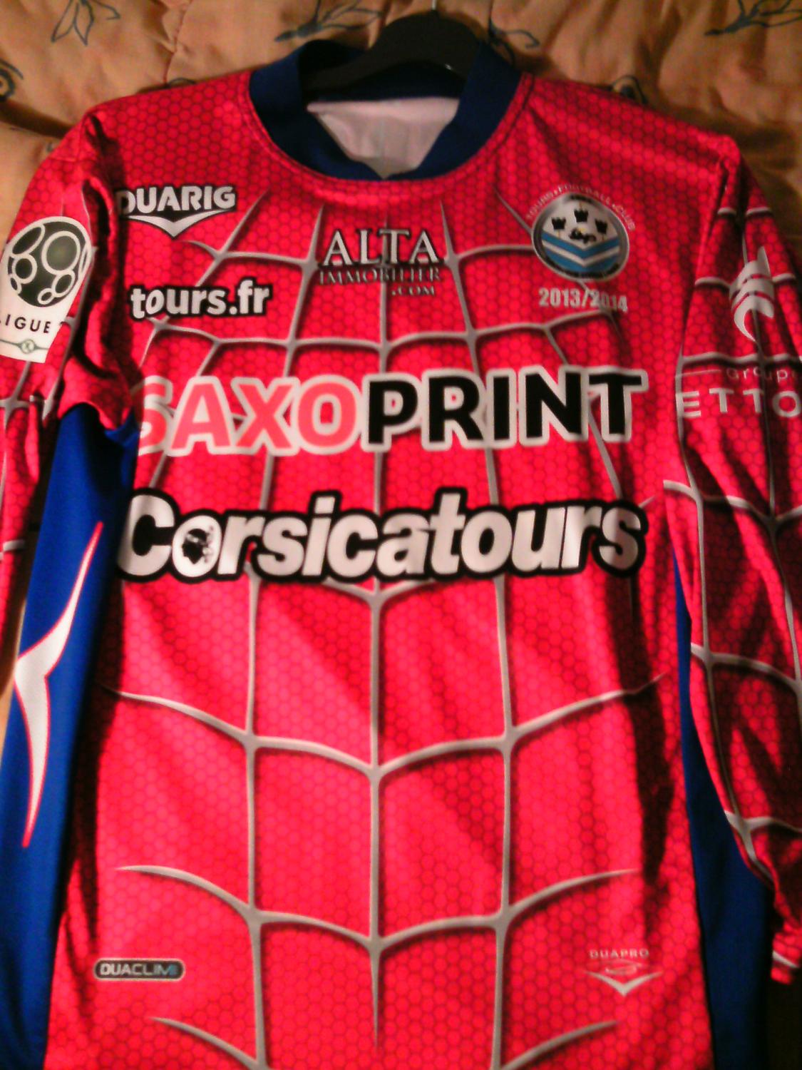 maillot tours fc gardien 2013-2014 pas cher