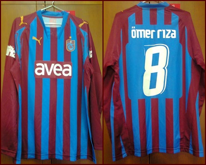 maillot trabzonspor domicile 2007-2008 rétro