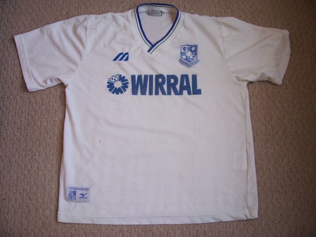 maillot tranmere rovers fc domicile 1997-1999 rétro