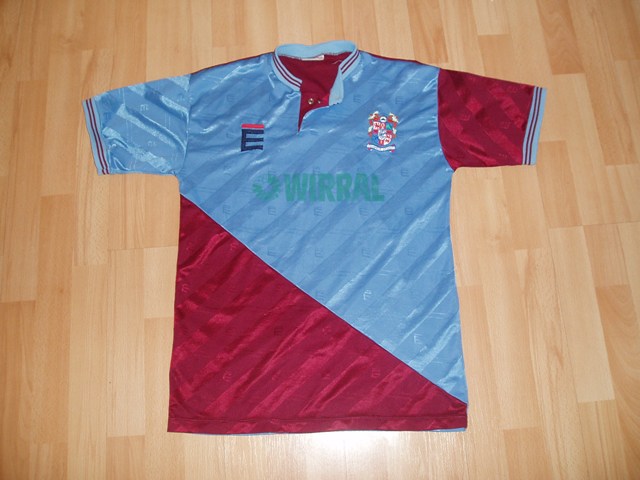 maillot tranmere rovers fc exterieur 1989-1991 rétro