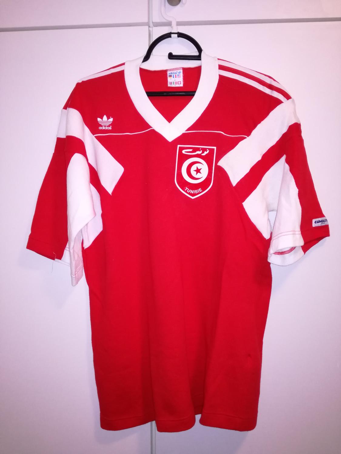 maillot tunisie domicile 1990-1992 rétro