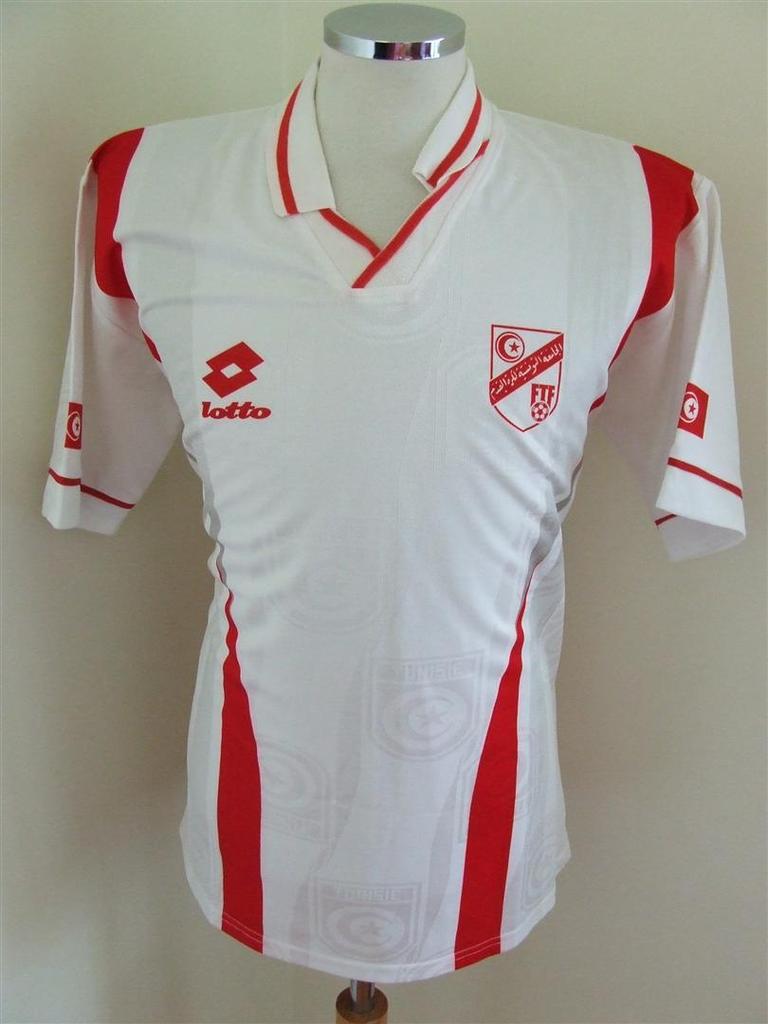 maillot tunisie domicile 1997-1998 pas cher